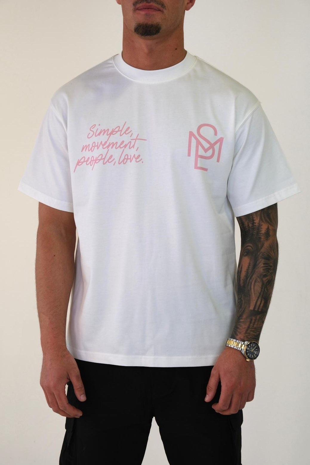 SIGNATURE MONOLOGUE TSHIRT (PINK)