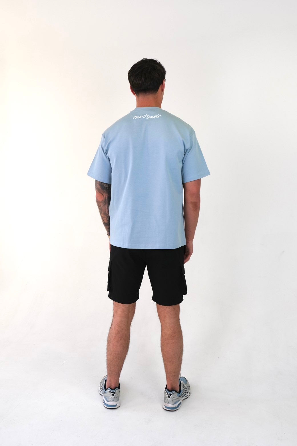 SIGNATURE MONOLOGUE TSHIRT (BABY BLUE)